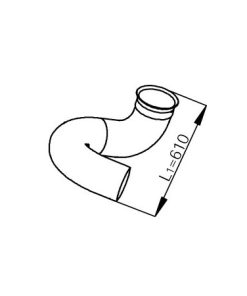 Alternative view of 03.015.5182 EXHAUST PIPE