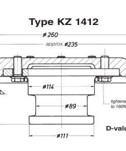 Alternative view of KZ 1412 JOST KING PINE 3.5 WITH PLAET