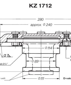 Alternative view of KZ 1712 JOST KING PINE WITH PLAET